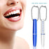 Healvian 2pcs Portable Dental Picks - Mini Travel Plaque and Tartar Remover with Chain for Oral Cleaning