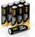EBL AA Rechargeable Batteries, 1.2V 1100mAh High Capacity for Solar Garden Lights, Pack of 8