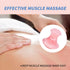 Mushroom Gua Sha Stone - Natural Rose Quartz Aventurine Face Massager for Eye, Neck, Spa Relaxing Massage