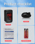 Mini Fingertip Pulse Oximeter, Oxygen Saturation Monitor for SpO2/Heart Rate/PI, Auto Graph Display