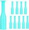 10 Pack Hard Contact Lens Remover & Insertion Tool, RGP Plunger Suction Cup for Hard Lenses (Green)