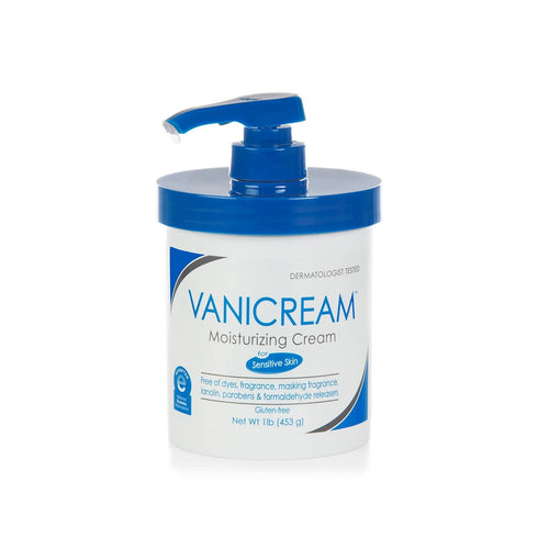 Vanicream Moisturizing Skin Cream with Pump Dispenser, 16 fl oz