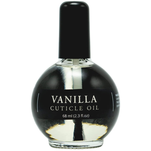 Moisturizing Cuticle & Nail Care Oil 2.3 Fl Oz - Vanilla Scented with Jojoba Oil, Aloe, Vitamin E for Hydration, Repair