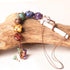 7 Chakra Stones Healing Crystals Hanging Ornament - Chakra Tassel Christmas Ornaments for Home Decoration