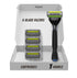 SWIPE Premium Men's 6-Blade Razor Kit with Flex Head Handle + 4 Refills (No Trimmer)