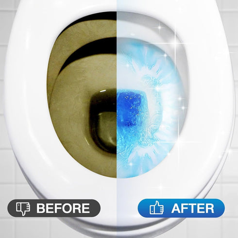 Vacplus Automatic Toilet Bowl Cleaner Tablets, 12 PACK, Bathroom Toilet Tank Cleaner, VA-T165