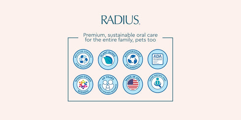 Pack 1 RADIUS Flex Brush with Soft Bristles Toothbrush BPA Free & ADA Accepted Designed to Improve Gum Health & Reduce