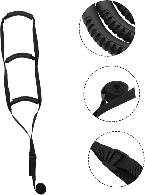 HAKIDZEL Elder Pull up Strap Bed Ladder for Seniors Safe Material Adjust for Easy Travel Home Use