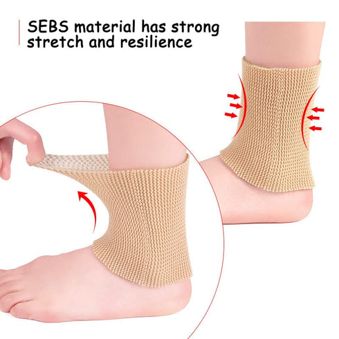 Price Xes 1 (5 3.2 inch) Gel Tubing Ankle Sleeve, Pcs Compression Sleeve Ankle Protector Brace for Figure Skating