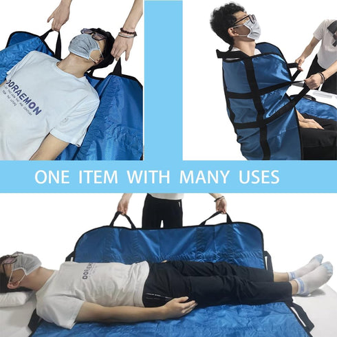 Handles,48" 40" (1) Positioning Bed Pad with Transfer Sheet for Repositioning,Turning and Lifting,Washable Positioning