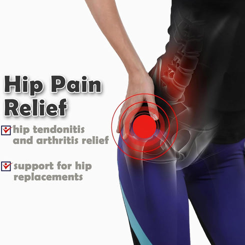 Milltrip Ace Brace Groin Hip Brace - Adjustable Compression Wrap for Pain Relief Strain Neoprene