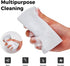 4-Pack Damp Clean Duster Sponge, Cleaning Brush for Blinds, Glass, Baseboards, Vents, Mirrors, and Faucets (Gray)