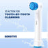 Compatible Sensitive Toothbrush Heads for Braun Oral-B Electric Toothbrush - 4 Pack