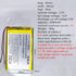HXJNLDC 3.7V 6200mAh 906090 3.7-5V 2-Wire DC Rechargeable Lithium Polymer Battery, Suitable for DIY Electronic Products