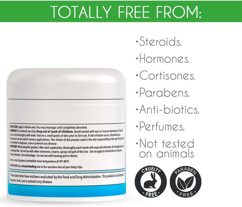 Dr. Robaina DMSO Cream, 99.9% Pure Pharmaceutical Grade Skin Relief Formula with Magnesium, Arnica, Aloe Vera, 4 oz