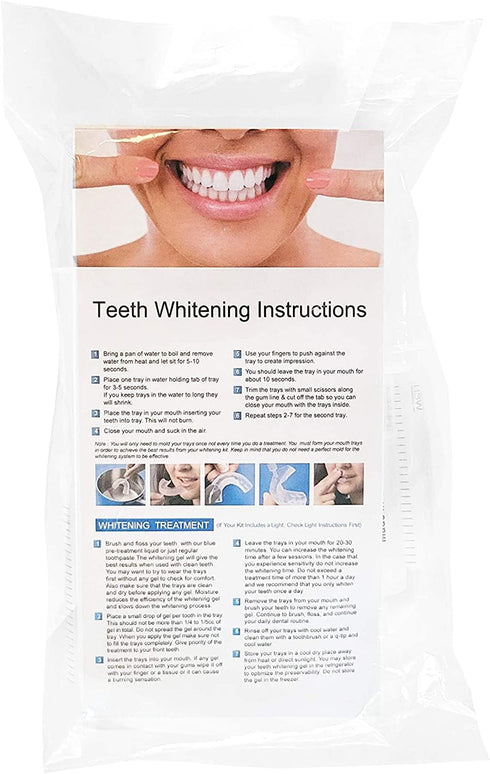 White Teeth Global 44% 6 Teeth Whitening Gel Carbamide Peroxide, Tooth Bleaching Gel Syringes