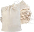 Tayfremn (3 4 Inches) Cotton Drawstring Bags, Reusable Muslin Bag Natural Cotton Bags with Drawstring Produce Bag Bulk