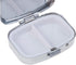 Vini (Pack 2) Pill Box Small Medicine Pill Case Portable Medicine Tablet Vitamin Holder Organizer for Purse Pocket