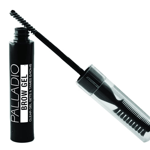 Palladio Brow Styler Clear Brow Gel, Lightweight Multi-Purpose Conditioning Formula, Natural Look, Clear