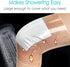 Hola Health 25 9"x9" Pcs Waterproof Shower Cover with Non-Stick Center Pad for Large Port Surgery Incisions Protector