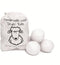 Wool Dryer Balls XL 4-Pack, 100% Pure New Zealand Wool, Reduces Wrinkles & Drying Time, Ideal for Essential Oils