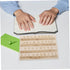 KOMBIUDA Braille Alphabet Learning Board - Portable Educational Tool