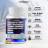 Vitamax Resveratrol NAD+ Berberine Hyaluronic Acid - Collagen Peptides for Hair, Nail, Skin & Joint - 120 Count