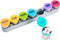 sneovvin Weekly Stainless Steel Pill Organizer 7 Day, Magnetic Refrigerator Mountable Pill Box