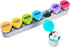 sneovvin Weekly Stainless Steel Pill Organizer 7 Day, Magnetic Refrigerator Mountable Pill Box