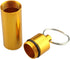 3 Size Waterproof Aluminum Pill Box Case Capsule Bottle Cache Drug Holder Keychain Container Colorful 6pcs, /L by JDYYICZ