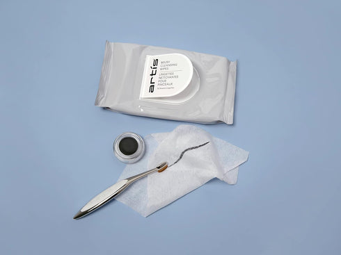 Artis Brush Cleansing Wipes, 30 Count, White Makeup Cleaning Cloths