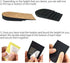 Adjustable Leg Length Discrepancy Heel Lifts Inserts Insoles - Pack of 2 (5 Layer Brown, Large)
