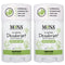 MONA Brands KIDS Deodorant for Girls & Boys - Safe for Sensitive Skin, No Baking Soda, Aluminum, 2-PK HONEYDEW