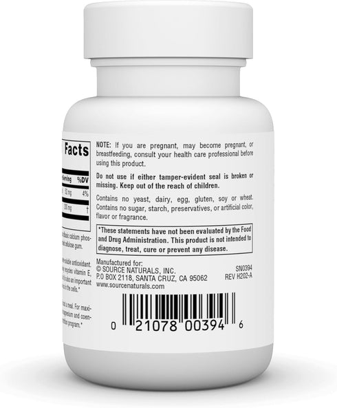 Source Naturals Alpha Lipoic Acid, 200 mg, 30 Tablets