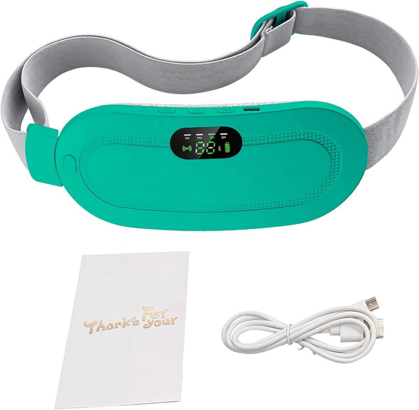LUMINFLY Warmher Rechargeable Menstrual Heating Pad, USB Powered, Adjustable Heat, Ergonomic Design, Portable,