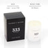 Sacred + Divine 333 80 "Support Scented Intention Candle, Rose Pepper, Angel Number Manifestation Candle, Soy Coconut