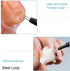 Hearing Aid Cleaning Brushes with Magnet and Wax Loop for BTE, ITC, or ITE, Set of 3