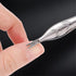 Stainless Steel Cuticle Pusher with Fork - Dual Head Cutter Trimmer Remover, 2-in-1 Anti-slip Nail Care Tool