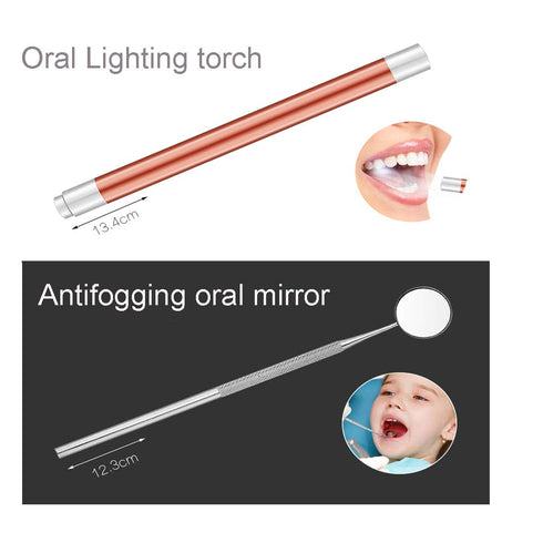 Dental Tools, 7 Pack Teeth Cleaning Kit, Tartar Plaque Remover, Stainless Steel Dental Mirror, Tooth Scraper