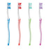 SmileGoods A385 Soft Bristle Toothbrush, 38 Tuft, 72 Individually Packaged Premium Toothbrushes, Assorted Colors Bulk