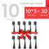 Replacement Toothbrush Heads for Burst Sonic Toothbrush, Charcoal Soft Bristles, Black, Pack of 10 with Dust Cover Caps