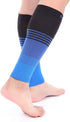 Doc Miller Compression Calf Sleeve - 20-30 mmHg Graduated Support, Knee High, Running, Shin Support, Striped Design, 1