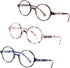 Round Reading Glasses for Women Men, Blue Light Blocking Circular Readers Unisex Ultra Lightweight Circle Cheaters