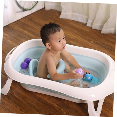 Baby Bath Chair for Boys and Girls Non-Slip Infant Shower Seat Anti-Skid Mat Sturdy Plastic for Safe Bathing Suitable