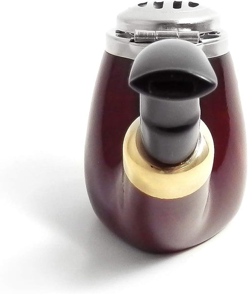 Mr. Brog Full Bent Smoking Tobacco Pipe - Model No: 21 Old Army Mahogany - Hand Made Pear Wood Roots