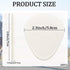 20 Pieces Metatarsal Felt Pads Foot Insert Pads for Ball of Foot Pain Relief, Adhesive Foam Foot Pad (White, Nude Color)