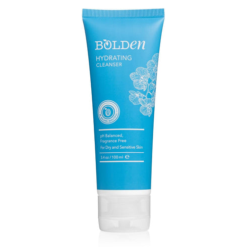 BOLDEN Hydrating Cleanser | 3.4 fl oz Moisturizing Daily Face Wash for Dry, Sensitive Skin, Non-Stripping & Fragrance