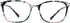 VisionGlobal Blue Light Blocking Glasses for Women, Anti Eyestrain Stylish Square Frame, +1.00 Magnification