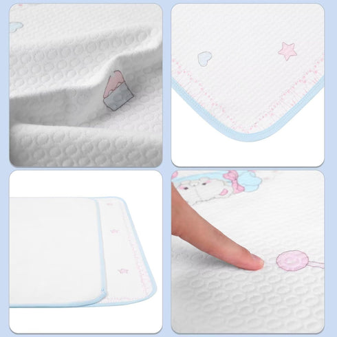 Landofgenie 30"x45.5" Mattress Protector Washable Bed Pads Pee Pad Waterproof Changing Pad for Adults Printed Bear
