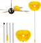 Heonay Ceiling Fan Cleaner Duster Reusable Microfiber Ceiling Fan Blade Cleaner Removable Duster